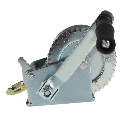 Solid Spare 1600lbs Hand Winch Boat Winch Winch W/10m (32ft) Cable Two-Way Adjustable