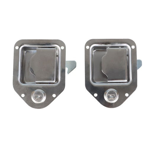 Solid Spare 4-3/8" 3-1/4" Latch Paddle Handle For RV Trailer 2 set Toolbox Lock Door Key