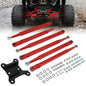 Solid Spare Red Boxed Rear Radius Arms For Can-Am Maverick X3 2017+ 64\" Body Powder Coated