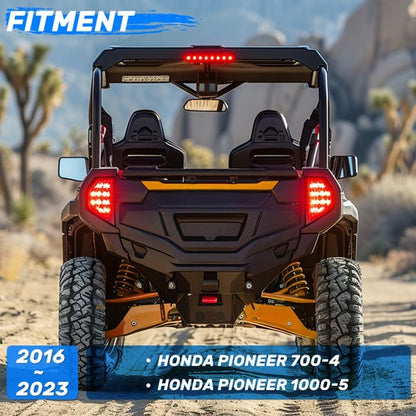Solid Spare For Honda Pioneer 1000-5 2016-2025 2026 Rear Cargo Bed Extender Tailgate