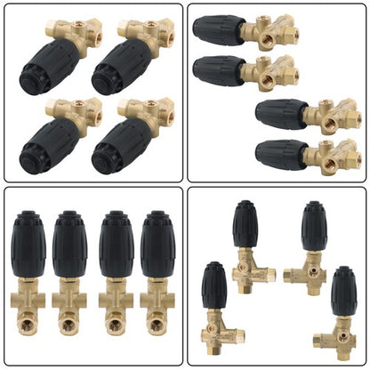 Solid Spare 4 Pack Unloader Valve VRT3-310 8GPM 3/8" FNPT 4350PSI Pressure Washer Pump
