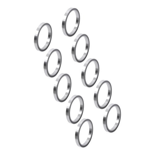 Solid Spare 10Pcs 6707-2RS Deep Groove Ball Bearings 35mm Inner Dia 44mm OD 5mm Bore Sealed