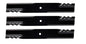 Solid Spare (3) Gator Blade for 54" Kommander ZG127 Z125S, Z125E, ZG127S
