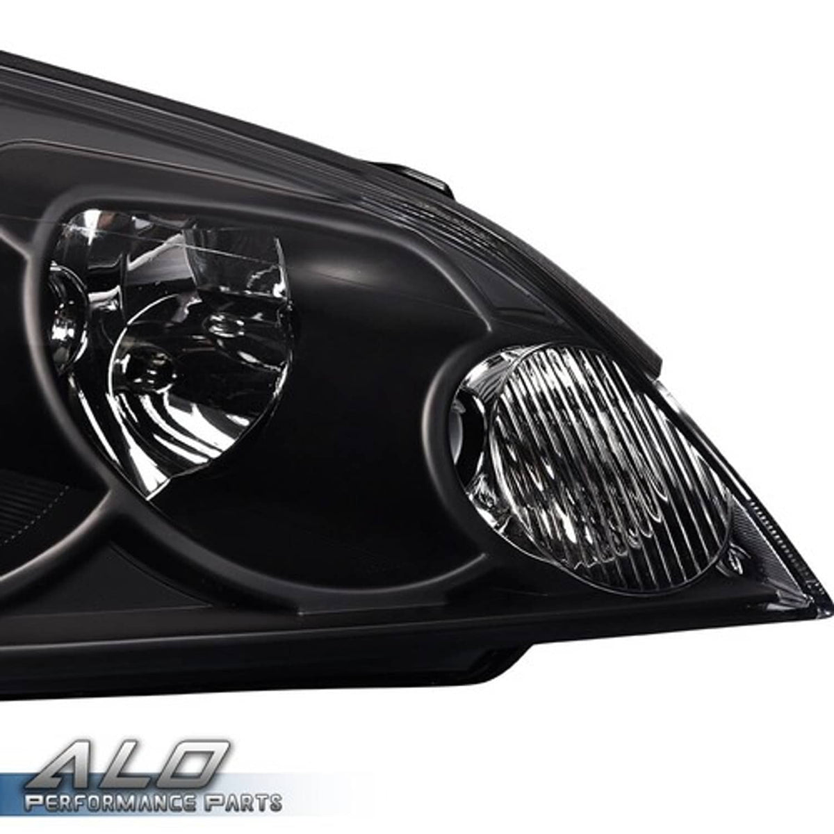 Solid Spare For 06-16 Chevy Impala Limited Black Housing Amber Corner Headlight Headlamps