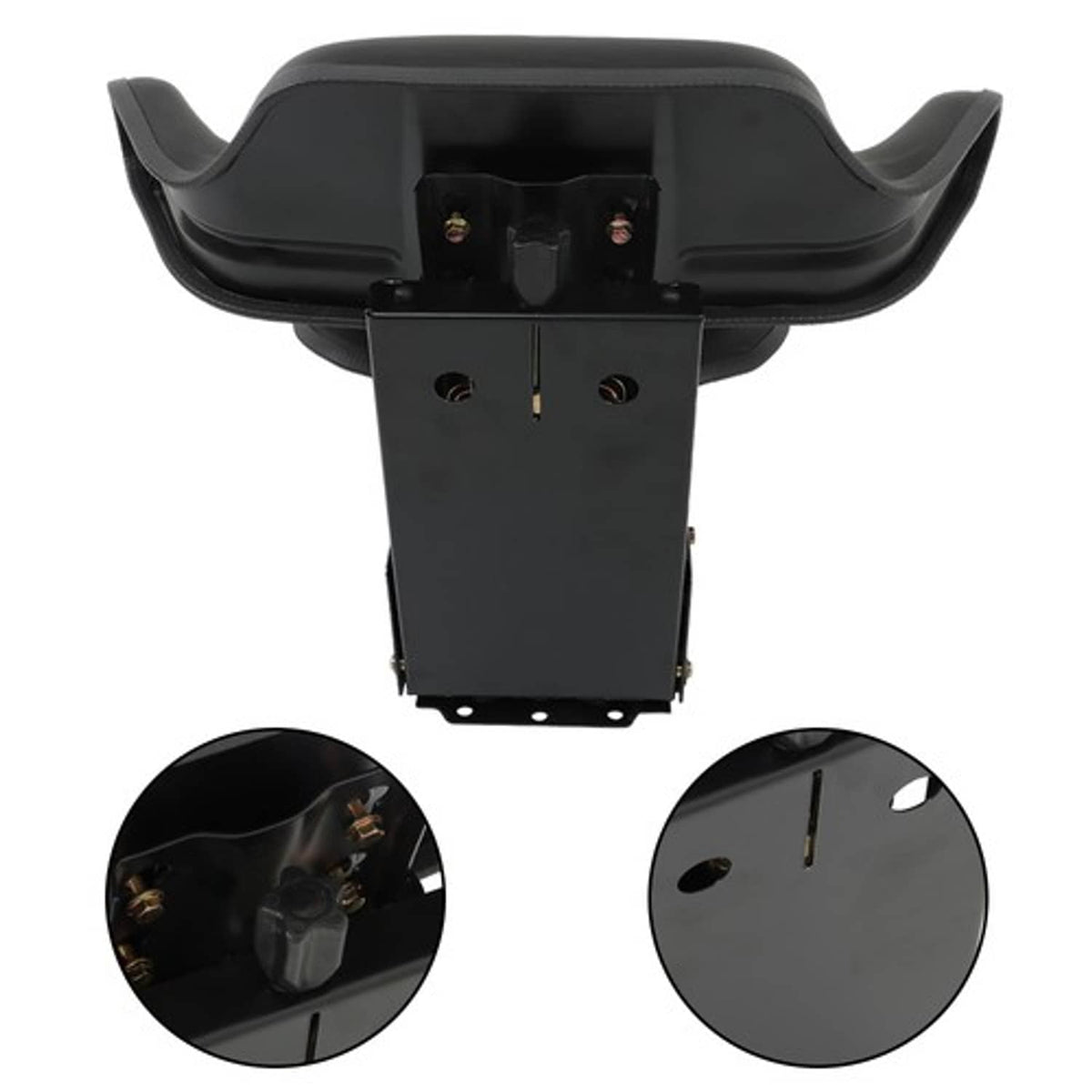 Solid Spare PA-11-CCT Black Tractor Suspension Seat Fits For Ford & New Holland 5100 Series
