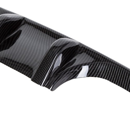 Solid Spare Carbon Fiber Style Rear Bumper Diffuser valance for BMW F80 M3 F82 M4 15-18