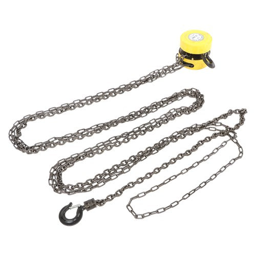 Solid Spare 1 Ton/2200lbs 15Ft / 4.5M Hand Chain Hoist Lift G60 Manual Hand Chain Block