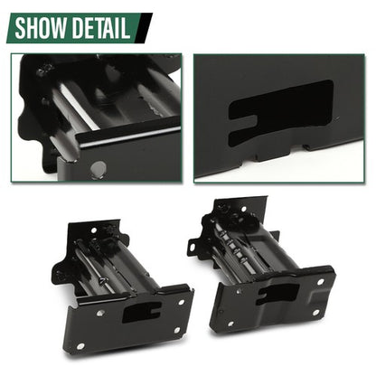 Solid Spare Front Bumper Mounting Bracket Left+Right Side Fit For 2014-2019 Nissan Rogue