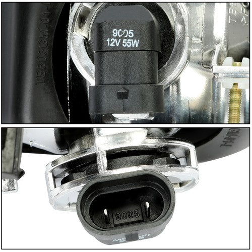 Solid Spare Pair Bumper Fog Lights Lamps Left+Right For Chevy Silverado Avalanche 2003-2006
