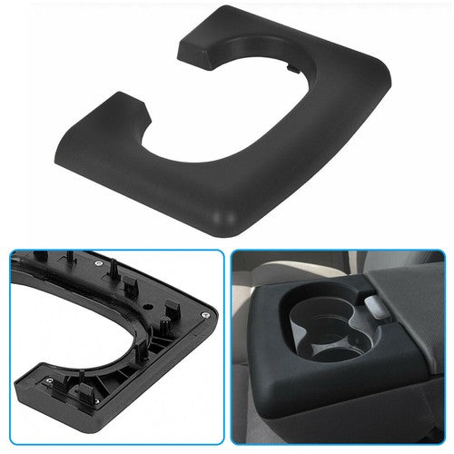 Solid Spare For Ford F150 04-14 Replacement Black Center Console Cup Holder Armrest Pad Trim