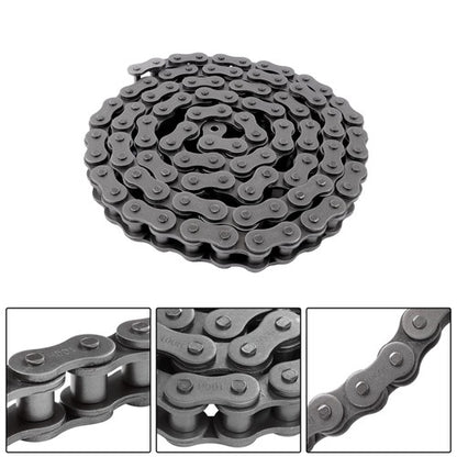 Solid Spare #100H 10 Feet Heavy Duty Carbon Steel Roller Chain with two Connecting Links