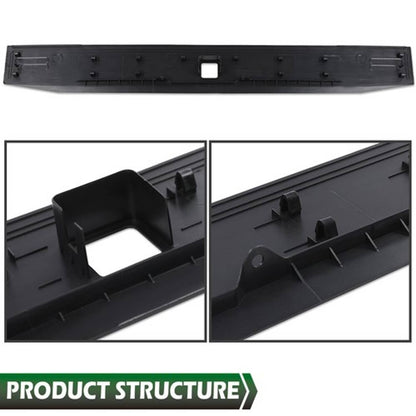 Solid Spare Tailgate Molding Flexible Top Trim Cap For 2017-2022 Ford F-250 F-350 FO1904134
