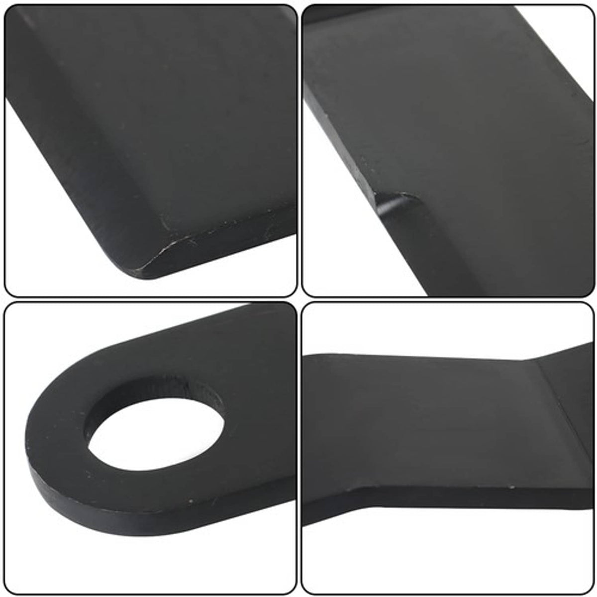 Solid Spare Heavy Duty AR400 Steel Mower King For Skidsteer Brush Hog Cutter Blades 2PCS