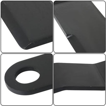 Solid Spare Heavy Duty AR400 Steel Mower King For Skidsteer Brush Hog Cutter Blades 2PCS