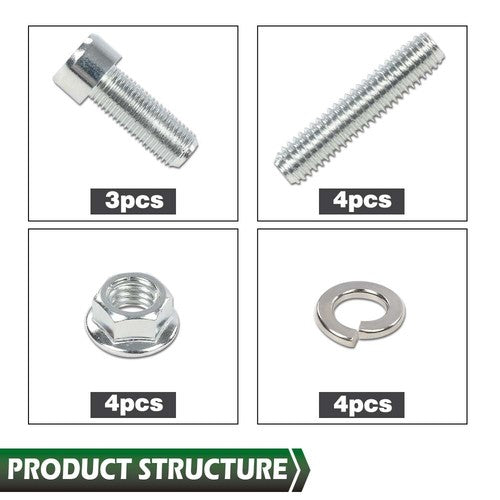 Solid Spare Fit For Chevy 283 305 327 350 400 Sb Small Block Iron Engine Bolt Kit