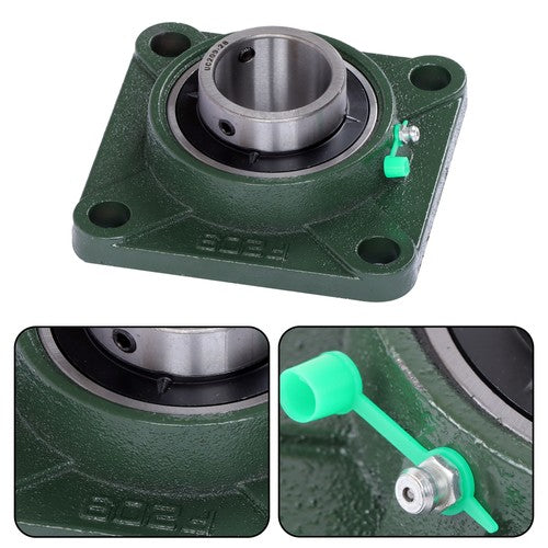 Solid Spare 10× UCF209-28 1-3/4" Bore Pillow Block Flange Bearing 4 Bolt Solid Base