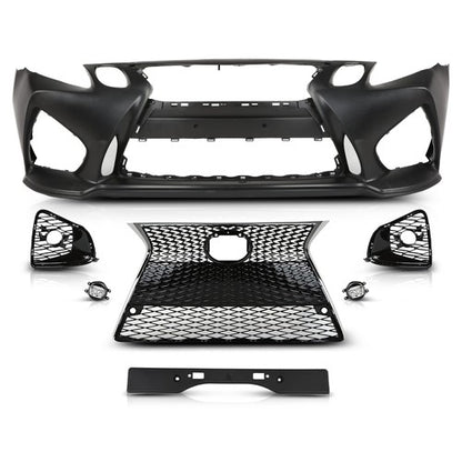 Solid Spare Fit For 2006-2011 Lexus GS GS300 GS350 Front Bumper Conversion To 16+ GS F Style