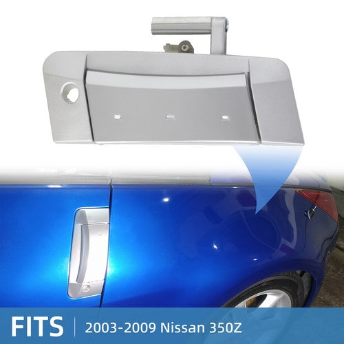 Solid Spare Left Driver Side Exterior Door Handle For 2003-2006 09 Nissan 350Z 80607-CD41E