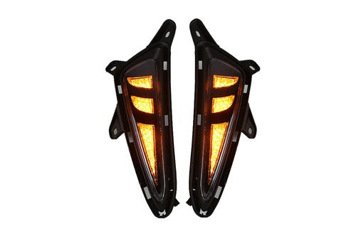Pair LED Fog Lights DRL Turn Signal Light LH + RH For 2016-2019 Toyota CHR C-HR