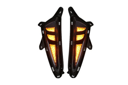Pair LED Fog Lights DRL Turn Signal Light LH + RH For 2016-2019 Toyota CHR C-HR