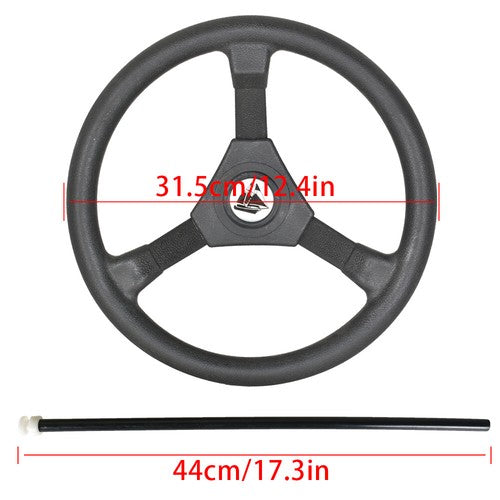Solid Spare 10FT SS13710 Boat Cable With Wheel For Marine Engine Turbine Steering System New