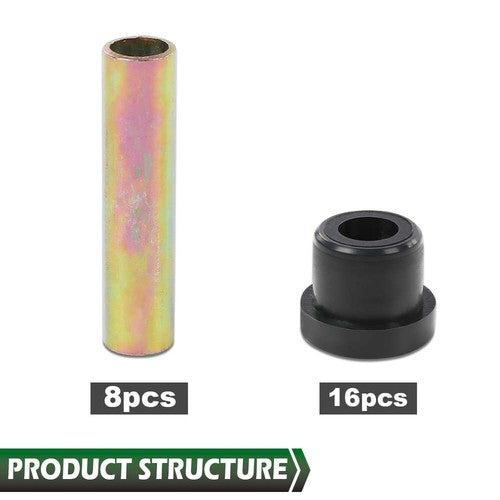 Solid Spare Front And Rear Leaf Spring Bushing Kit Set Fit For Golf Cart DS 1981+ Club Car