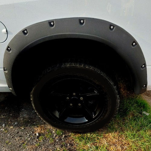 Solid Spare 4pcs Fender Flares Pocket Rivet Bolt Style Fit For Dodge Ram 1500/Classic 09-23