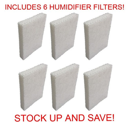 Solid Spare 6 EFP Humidifier Filter Replacements for Lasko Natural Cascade 1129 9930