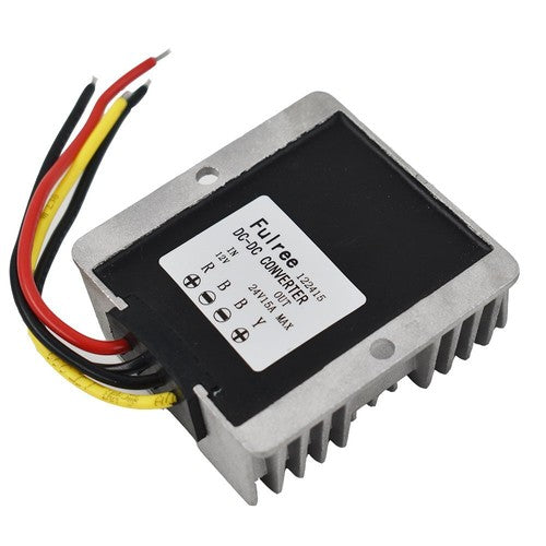 Solid Spare 12V Step Up to 24V DC/DC Car Voltage Converter 15A 360W Power Supply Waterproof
