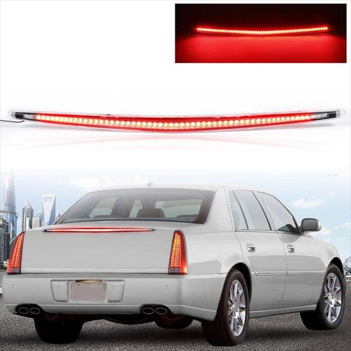 Solid Spare For 06-11 Cadillac DTS Full LED Third 3RD Tail Brake Light Rear Stop Lamp Chrome