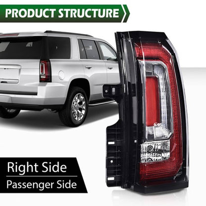 Solid Spare Right Passenger Tail Light Fit For GMC Yukon XL 2015-2020 Rear Brake Stop Lamp