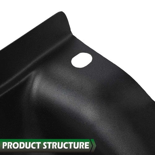 Solid Spare Fit For 09-14 Ford F-150 Crew Cab 4-Door Iron Cab Corners Left & Right Pair