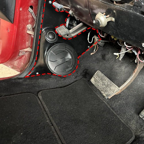 Solid Spare Fit For 1973-1987 Chevy GMC Pickup Truck Blazer Suburban Speaker Kick Panels