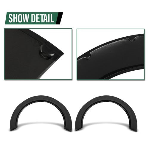 Solid Spare 4pcs Fender Flares Extra Wide Wheel Arch Body Kit Fit For Honda Civic Accord