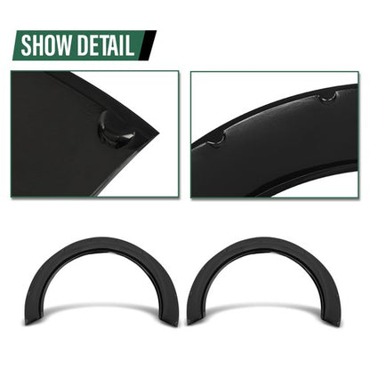 Solid Spare 4pcs Fender Flares Extra Wide Wheel Arch Body Kit Fit For Honda Civic Accord