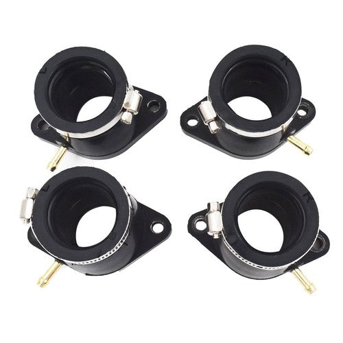 Solid Spare 4 Pcs Carburetor Intake Manifold Boot Joint Carb Holder For1982 83 Yamaha XJ650