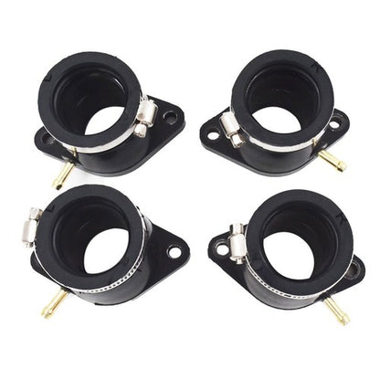 Solid Spare 4 Pcs Carburetor Intake Manifold Boot Joint Carb Holder For1982 83 Yamaha XJ650