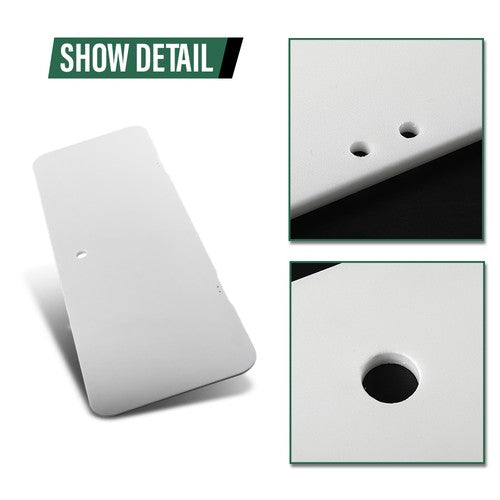 Solid Spare Universal Boat Repair Parts PE Ski Locker Door Cover Lid Hatch W/ Hinge Kits