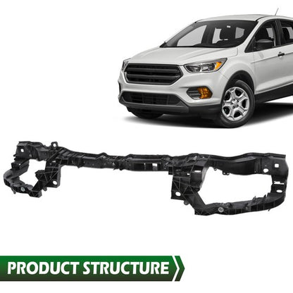 Solid Spare Radiator Support Upper Fit For 13-18 Ford C-MAX / 2013-2019 Escape Black