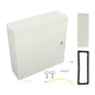 Solid Spare Electrical Enclosure 20x20x6" Carbon Steel IP65 Wall Mount Junction Box w/ Lock