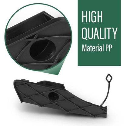 Solid Spare Front Bumper Tow Eye Hook Cover Cap Fit For 2013-2015 Mercedes GLK250 GLK350