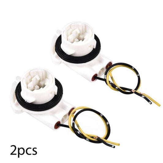 Solid Spare New Fit For 3156 3056 3456 4156 Bulb Socket Turn Signal Light Harness Wire Plug