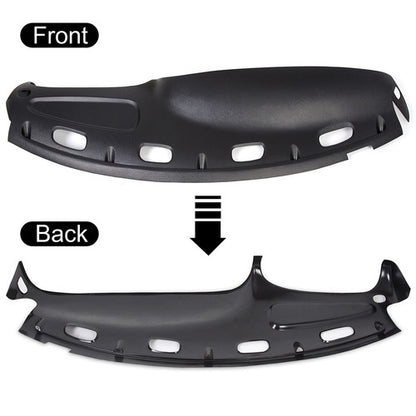Solid Spare For Dodge Ram Pickup 98-01 Black Dash Bezel & Dashboard Cover Overlay W/ VENTS