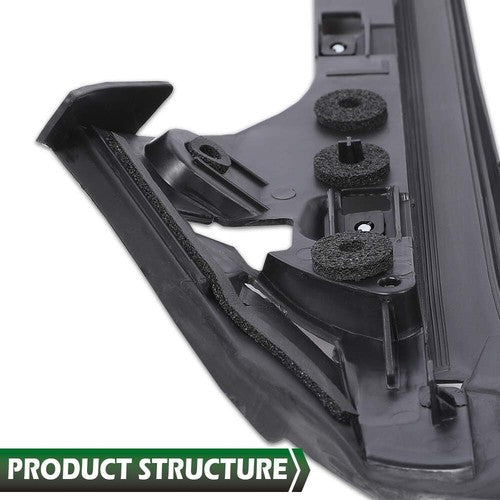 Solid Spare New Fit For 2011-2019 Ford Explorer Front Inner Windshield Pillar Trim Moldings