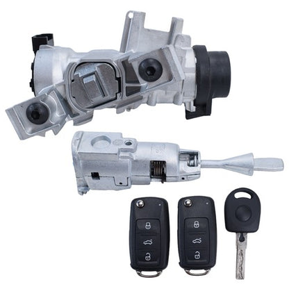 For VW Jetta  W/Remote 2006-2018 Key Ignition Switch Door Lock Cylinder