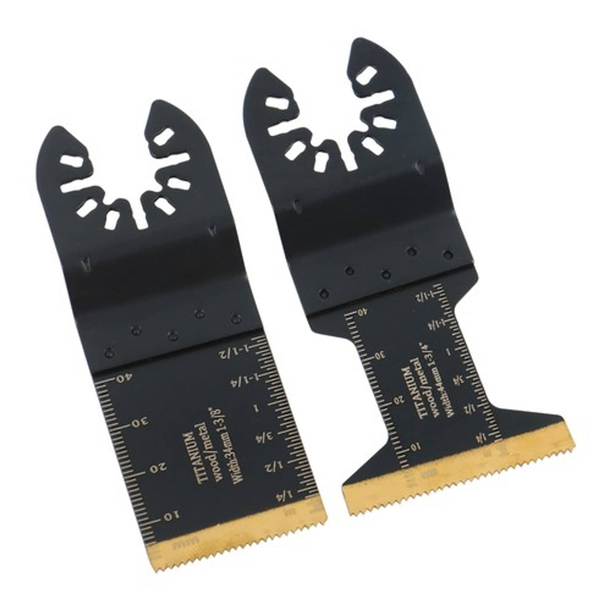 Solid Spare Oscillating Saw Blades for Metal Wood Plastic Cuts 12 Pcs Titanium