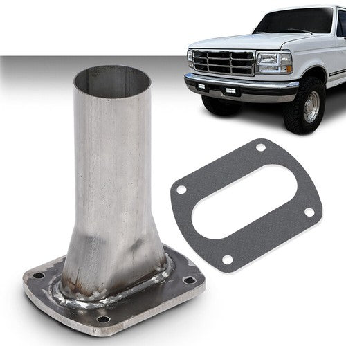 Solid Spare Fit For 87-99 Ford F250 F350 E250 E350 5.8L Catalytic Converter Repair Flange