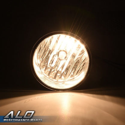 Solid Spare Fit For 2005-2011 Toyota Tacoma Clear Bumper Fog Lights Lamps W/ Switch+Bulbs
