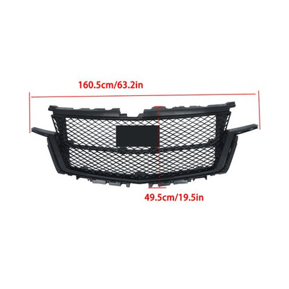 Solid Spare For Cadillac Escalade 2021-2023 Front Bumper Grille Gloss Black 84830289