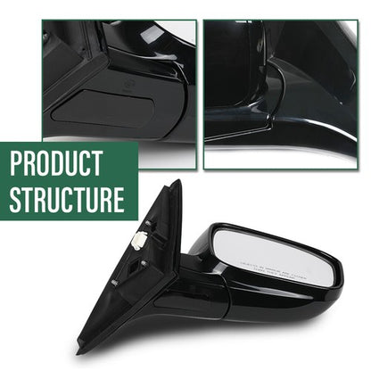 Solid Spare Fit For 03-07 Honda Accord Manual Folding Power Mirror Driver & Passenger
